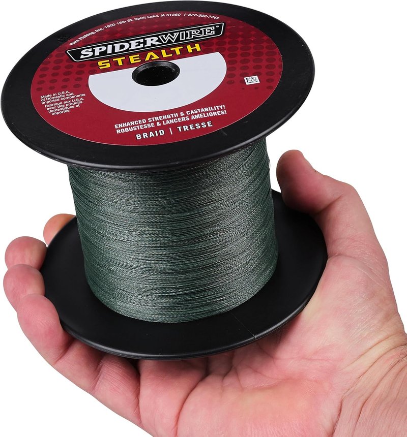SpiderWire Stealth Braid Fishing Line - Durable, Low-Visibility Design | 300 Yards