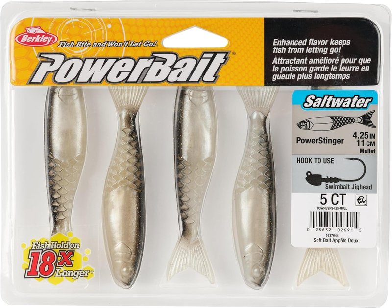 Berkley PowerBait Saltwater PowerStinger | Durable Fishing Lure for Saltwater Anglers