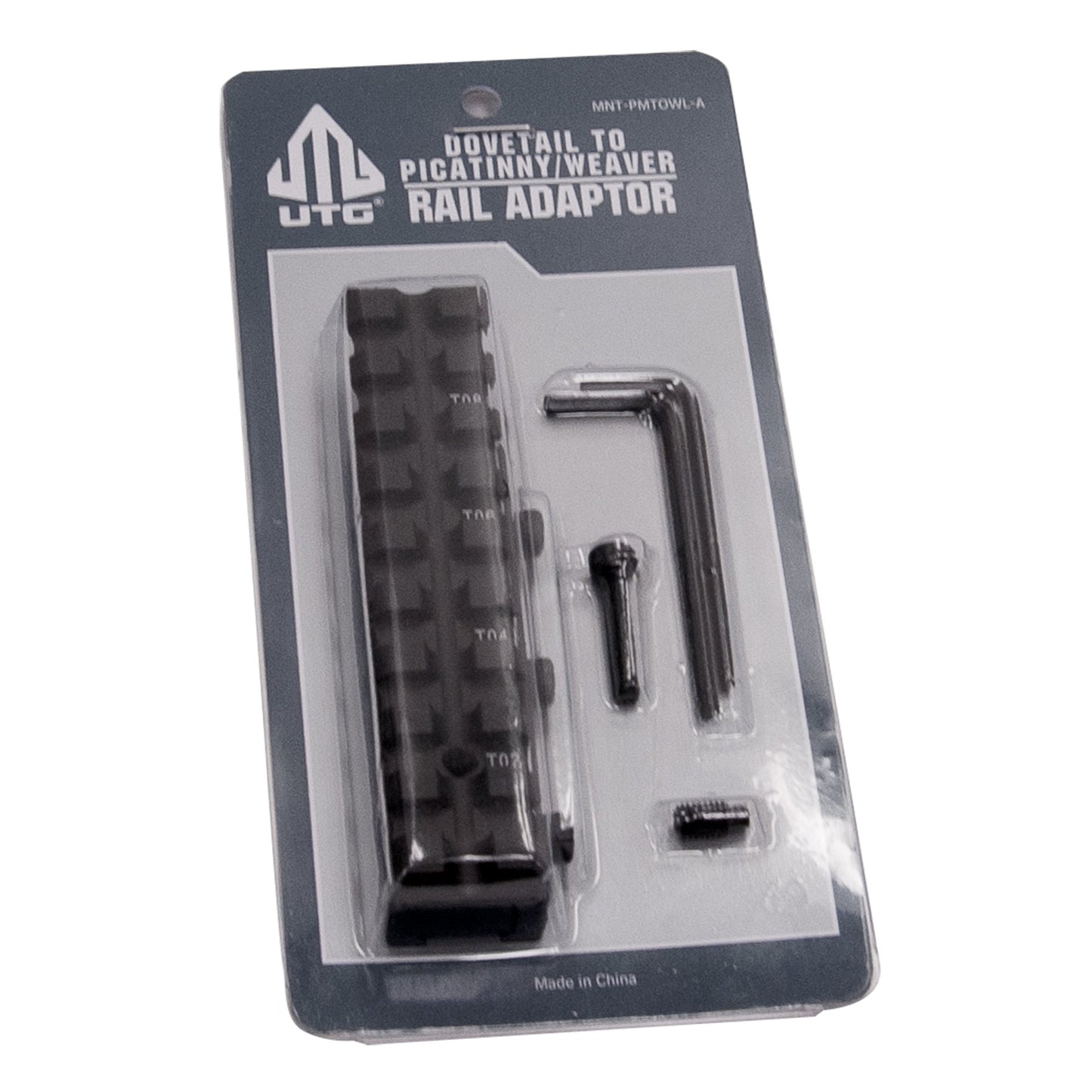 UTG MNT-PMTOWL-A New Gen Dovetail to Picatinny/Weaver Adaptor Mount, One Size Black