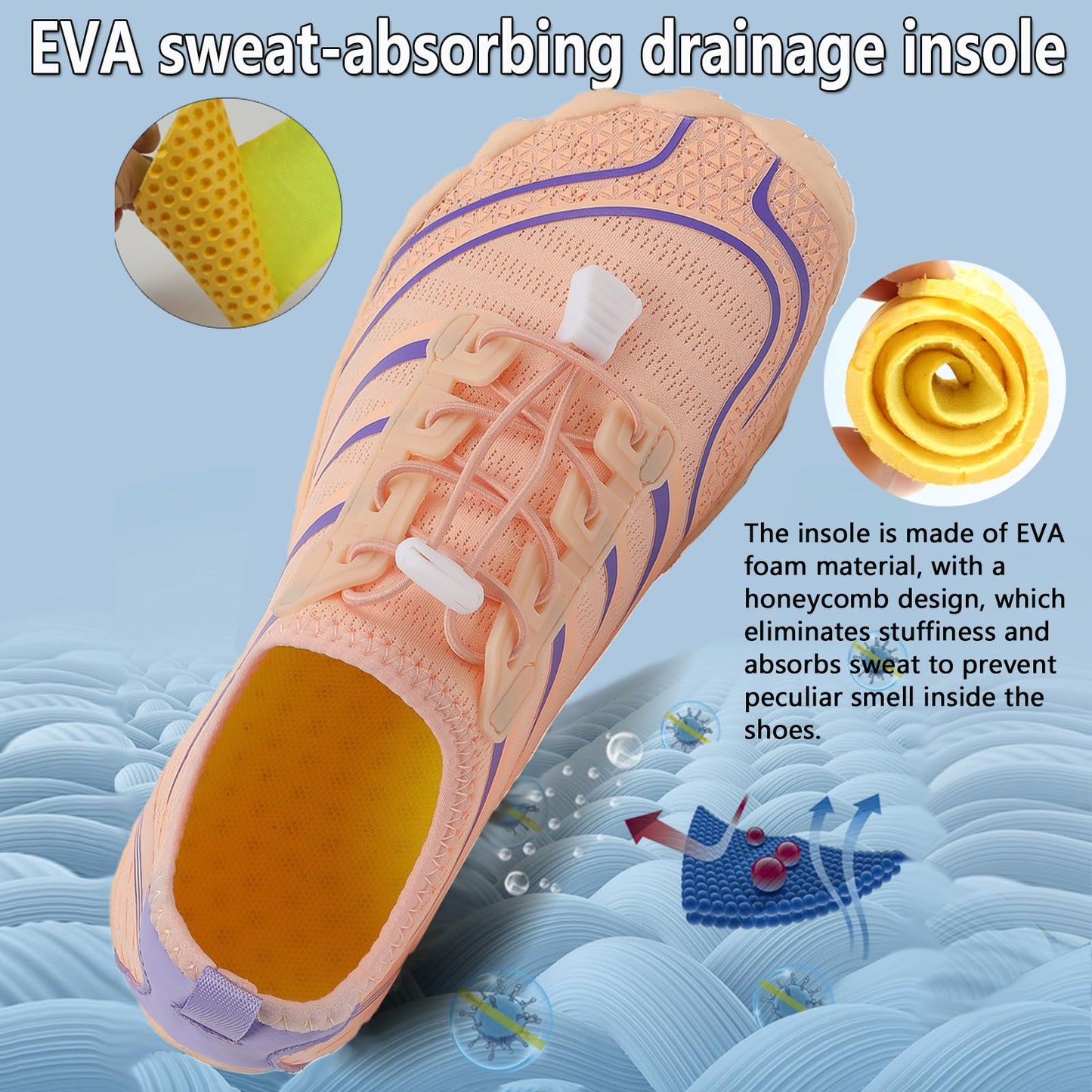 Water Shoes for Women Men Barefoot Shoes Quick Dry Aqua Outdoor Sports for Swim Pool Beach Surf Walk Water Yoga River Lake Hiking Kayaking