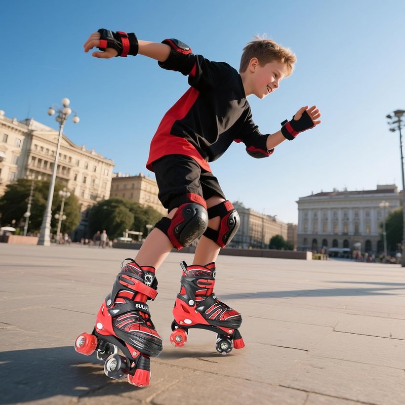 Adjustable Kids Roller Skates - Light-Up Wheels for Ages 3-12 | Perfect Gift for Beginners