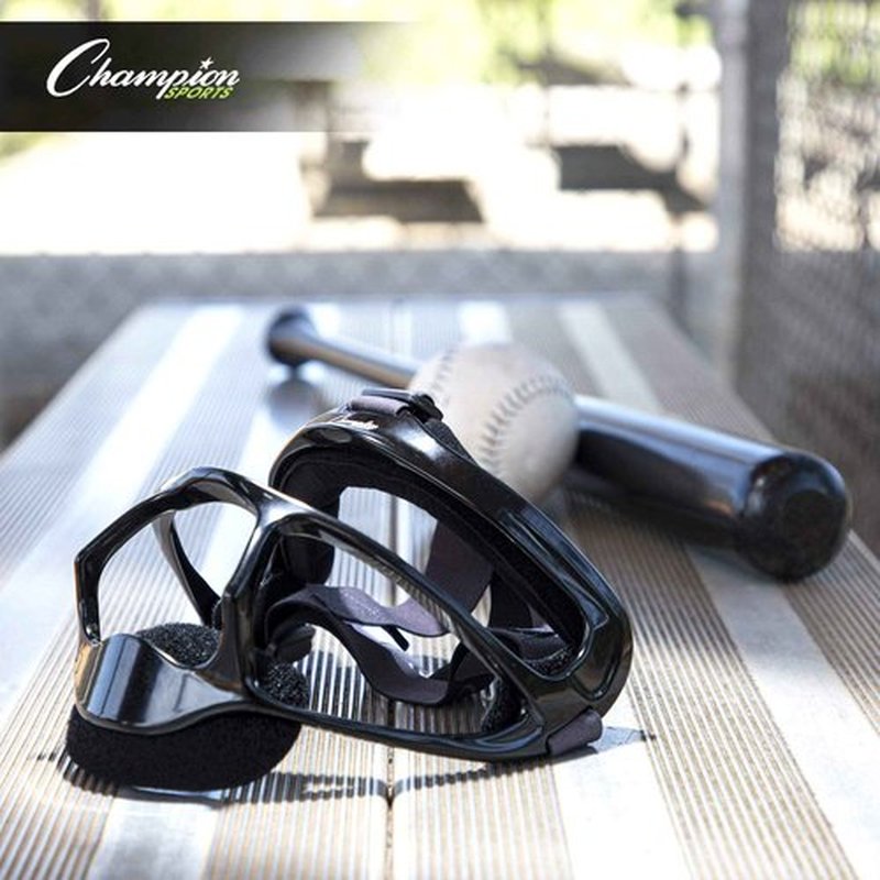 Champion Sports Magnesium Softball Face Mask - Lightweight Masks for Youth - Durable Head Guards - Premium Sports Accessories for Indoors and Outdoors - Black