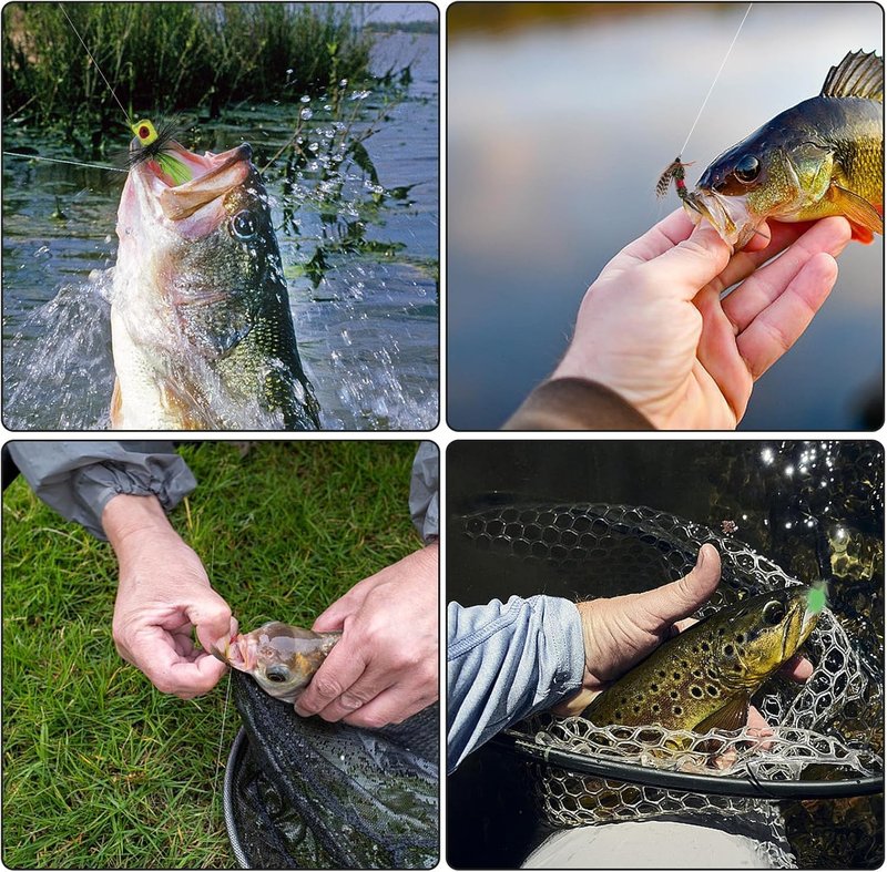 Fly Fishing Flies Assortment Kit - 64/108pcs for Trout & Bass | Waterproof Fly Box Included