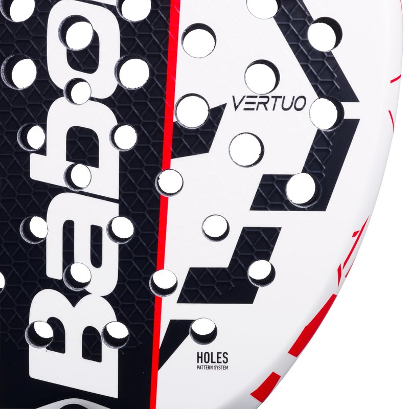 Babolat Technical Vertuo Juan Lebron Padel Racket (White/Black/Red)