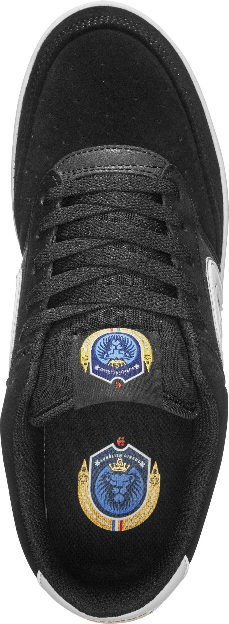 Etnies The Aurelien – Contemporary Athletic Skate Look, Reinforced Build, Michelin Outsole 3 x More Durable - Black/White - 10