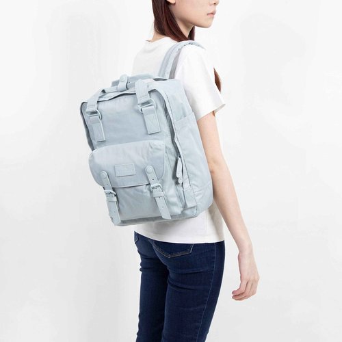 Doughnut Macaroon Nature Pale Series 16L Travel Ladies College Lightweight Commuter Casual Daypacks Bag Backpack (Raindrop)