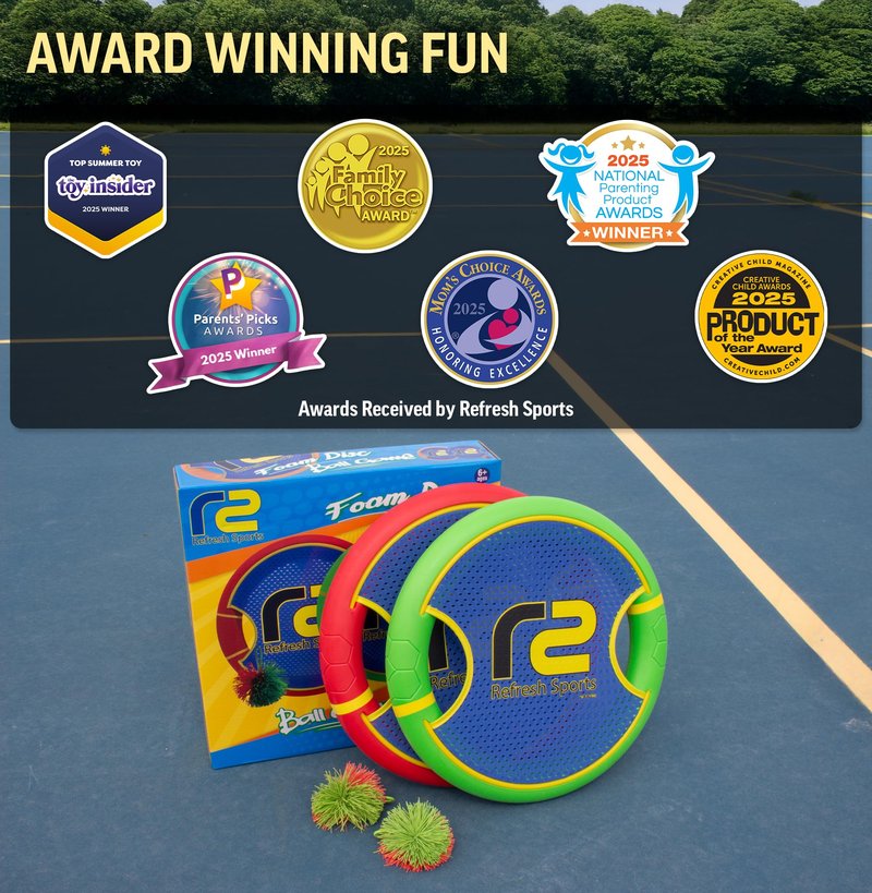 Kids Bouncy Paddles & Flying Disc: Summer Gifts For Boys & Gift Ideas for Kids 2026 - Sports Gifts & Sports Games For Boys 8-12 Toss & Catch Games & Yard Toys Outdoor Games For Kids With Stringy Balls