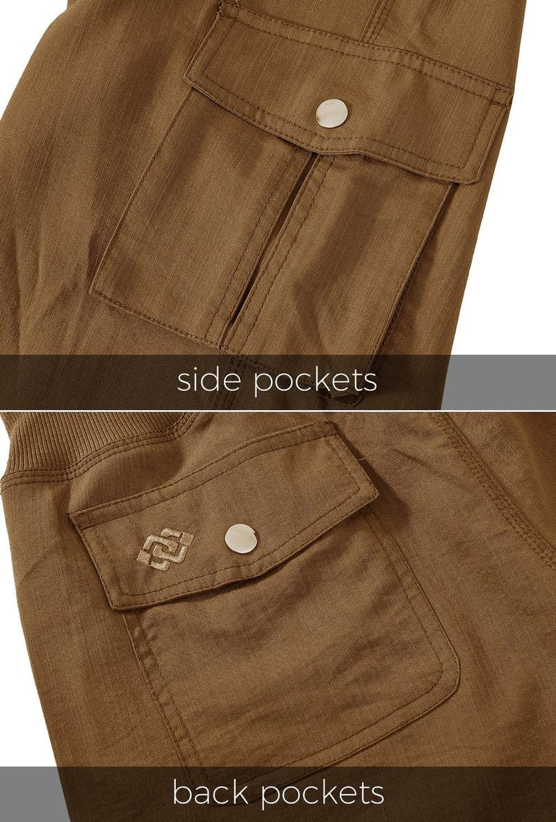 Womens Hiking Cargo Shorts Dry Fit Stretch Athletic Shorts with Pockets XX-Large