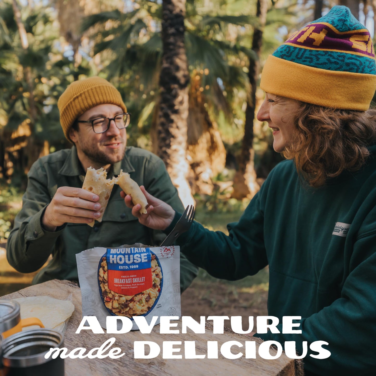 Mountain House Cheesy Beef Enchilada Bowl | Freeze Dried Backpacking & Camping Food | Gluten-Free | 2 Servings