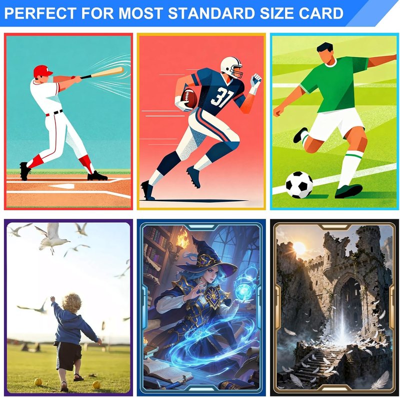 Card Sleeves for MTG - Night Blue 300-Pack | Perfect Fit for Trading & Sports Cards