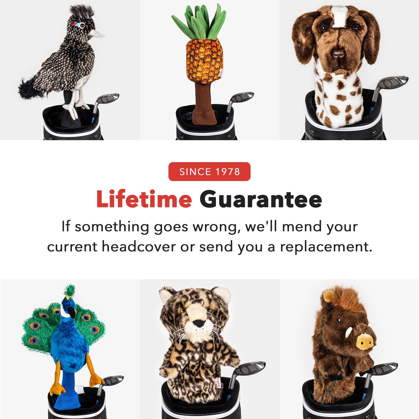 Daphne's Headcovers Leopard Driver Headcover | Premium Driver Headcovers | Funny Golf Club Covers | Stylish Protection for Your Clubs | Men's Golf Gear | Driver Headcover for Men and Women