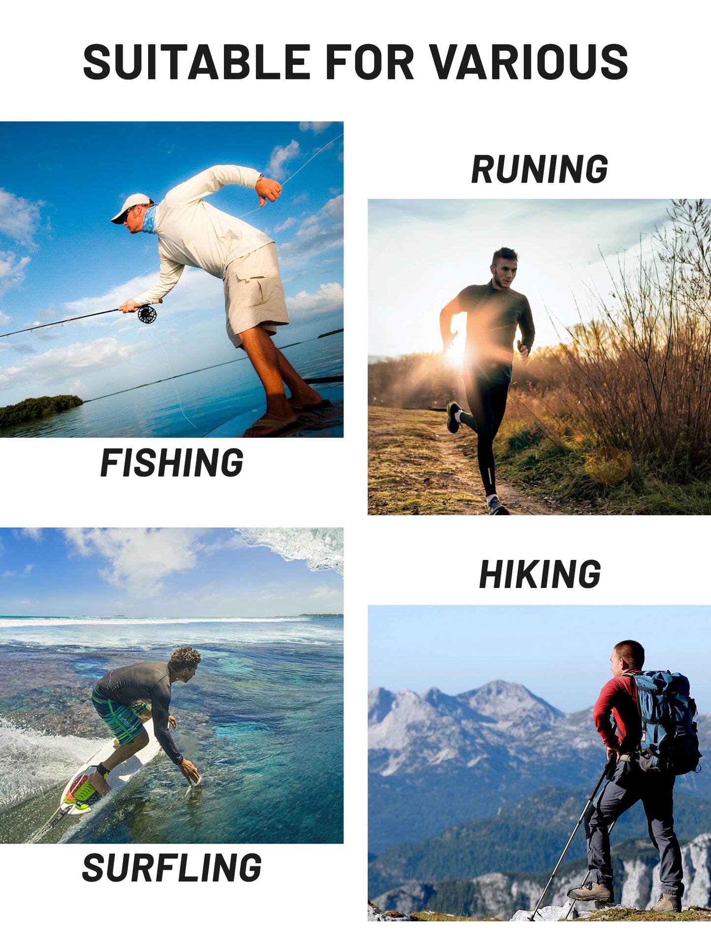 TACVASEN Men's Athletic SPF Pullover Shirts Running Fishing Tops Summer Sun Protection UPF 50+ Dry Fit T-Shirts Light Purple L