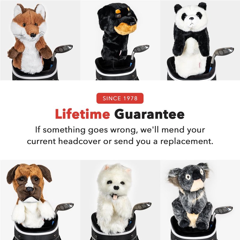 Daphne's Headcovers Panda Driver Headcover | Premium Driver Headcovers | Funny Golf Club Covers | Stylish Protection for Your Clubs | Men's Golf Gear | Driver Headcover for Men and Women
