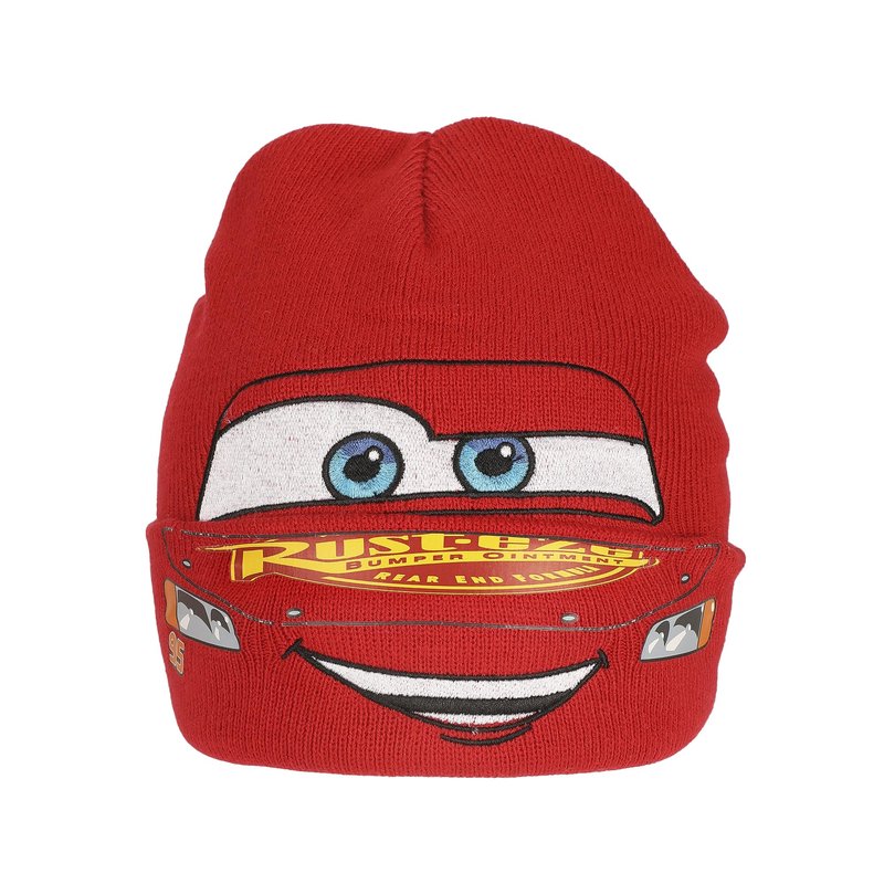 Bioworld Cars Lightning McQueen Big Face Cuff Beanie