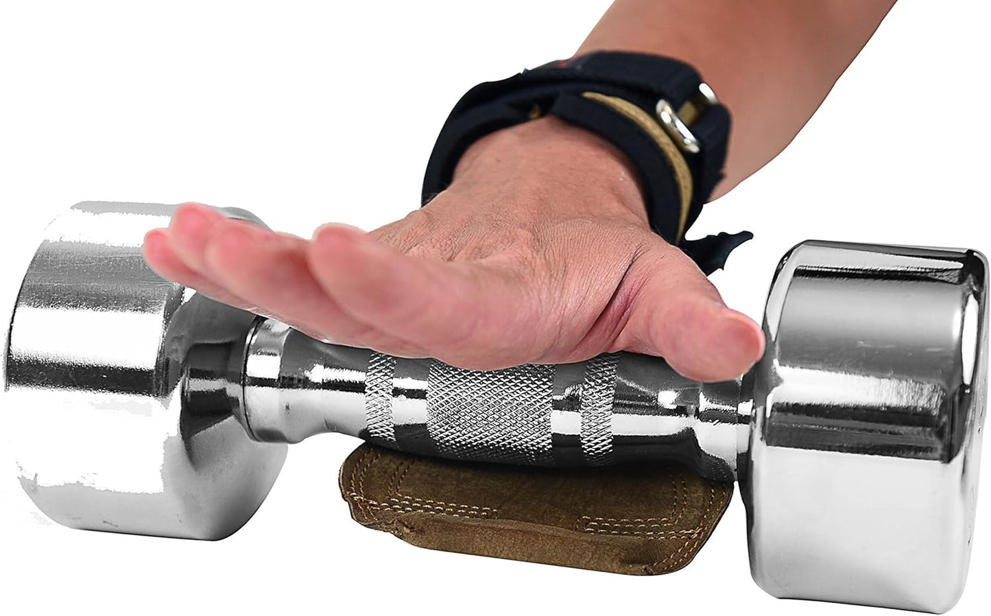 Cobra Grips FIT Leather Weight Lifting Gloves - Heavy Duty Straps for Deadlifts | Adjustable Neoprene Padding