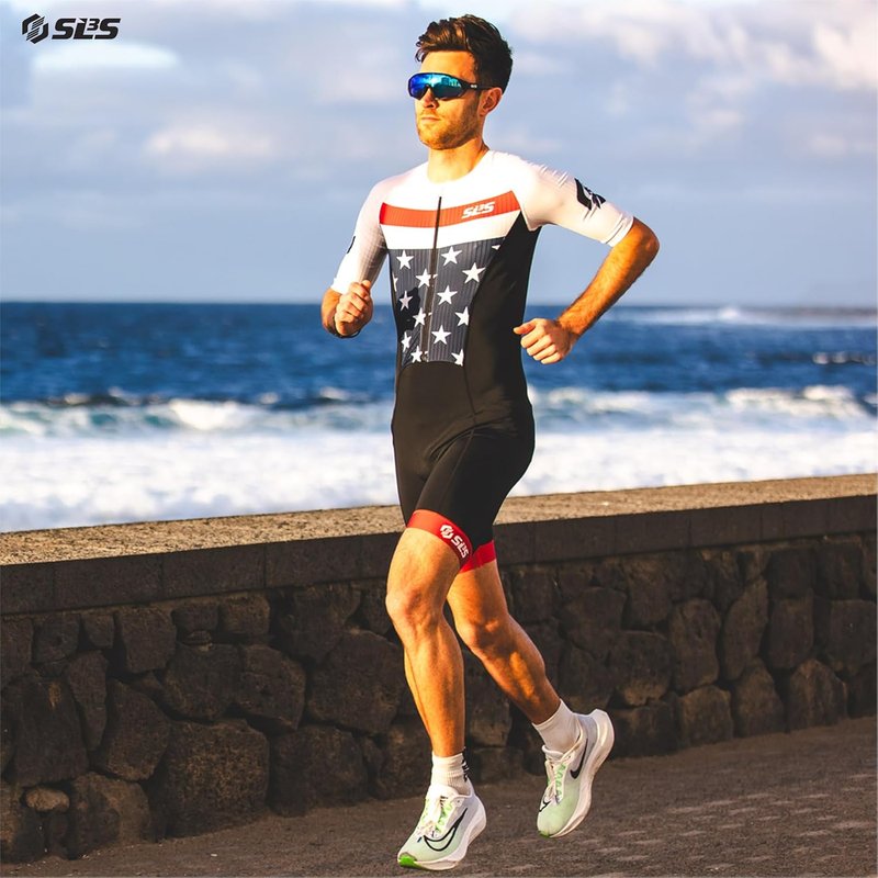 Men's Elite Aero Triathlon Suit - Full Zip, Aero Sleeves, Rear Pockets | Horizon, X-Large