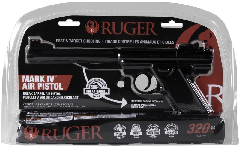 Umarex Ruger Mark IV Break Barrel .177 Caliber Pellet Air Pistol