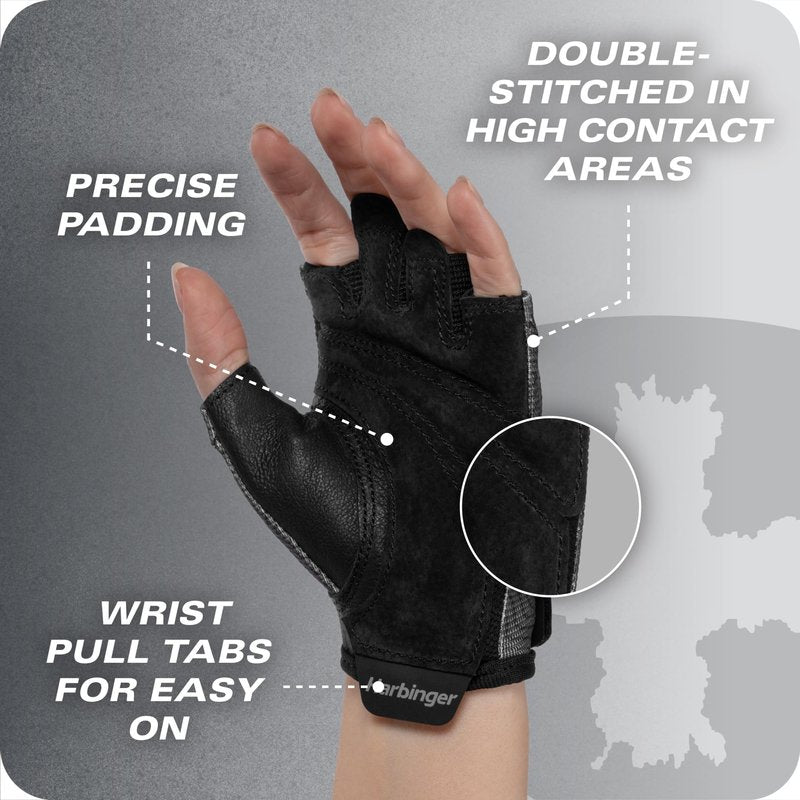 Pro Gloves 3.0 - High Performance Training Gloves, Enhanced Grip, Breathable 4-Way Stretch, Adjustable Wrist Closure, Women's