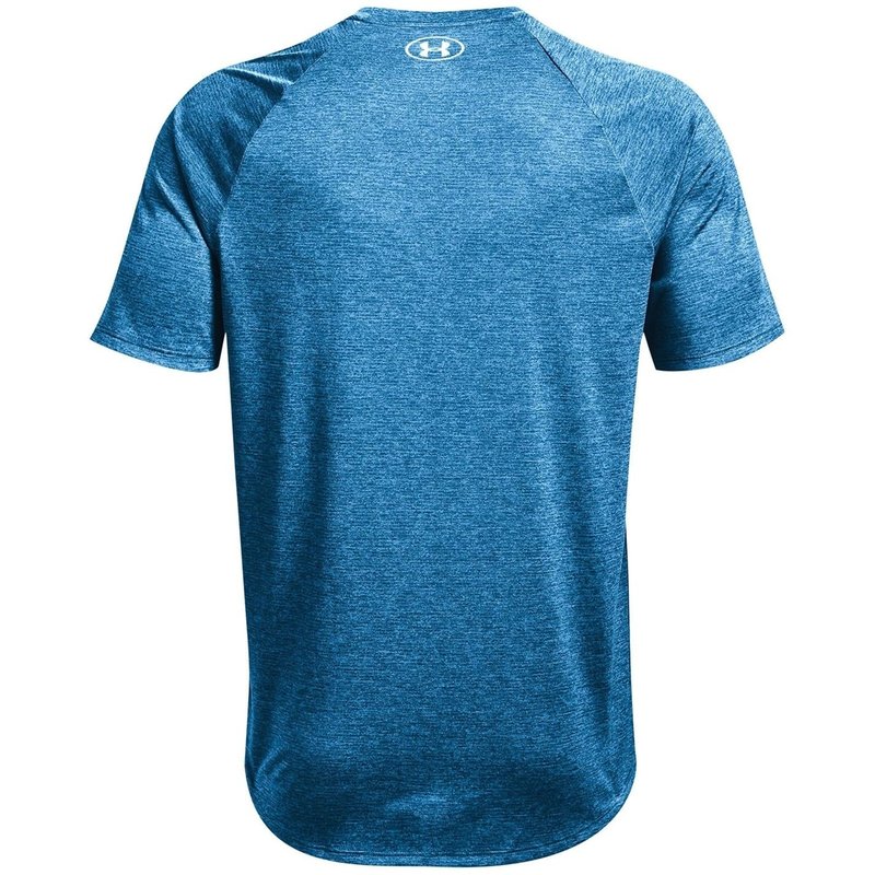 Under Armour Men's Tech 2.0 Short-Sleeve T-Shirt, Cruise Blue (899)/White, Medium