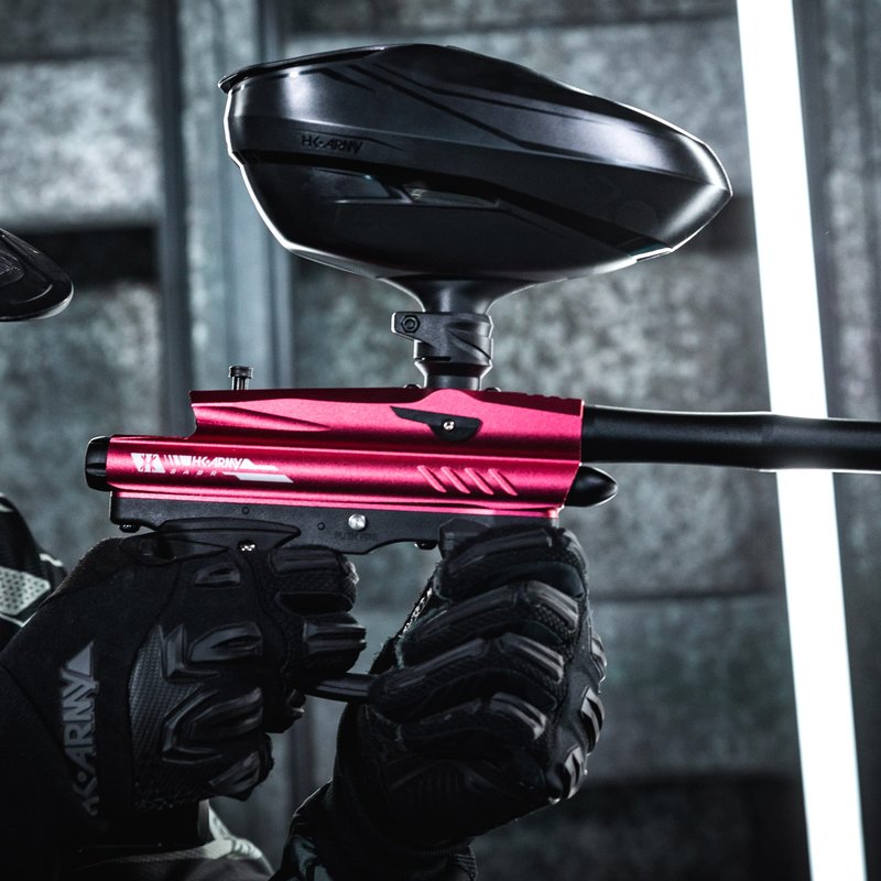 HK Army SABR Paintball Gun CO2 Marker Starter Package (Red)