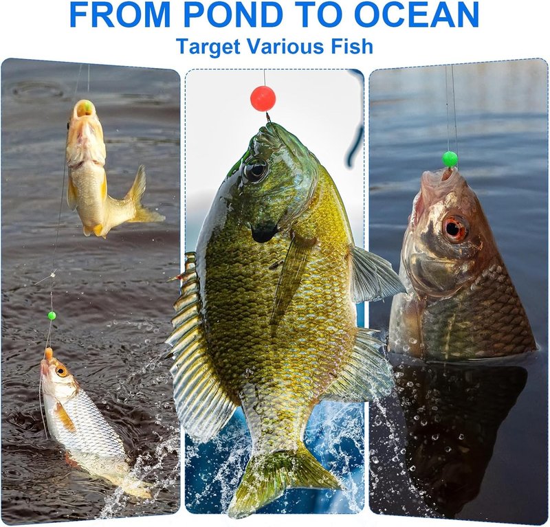 Glow Fishing Beads - Soft Plastic Bait Eggs for Lure Rigs | Saltwater & Freshwater Use