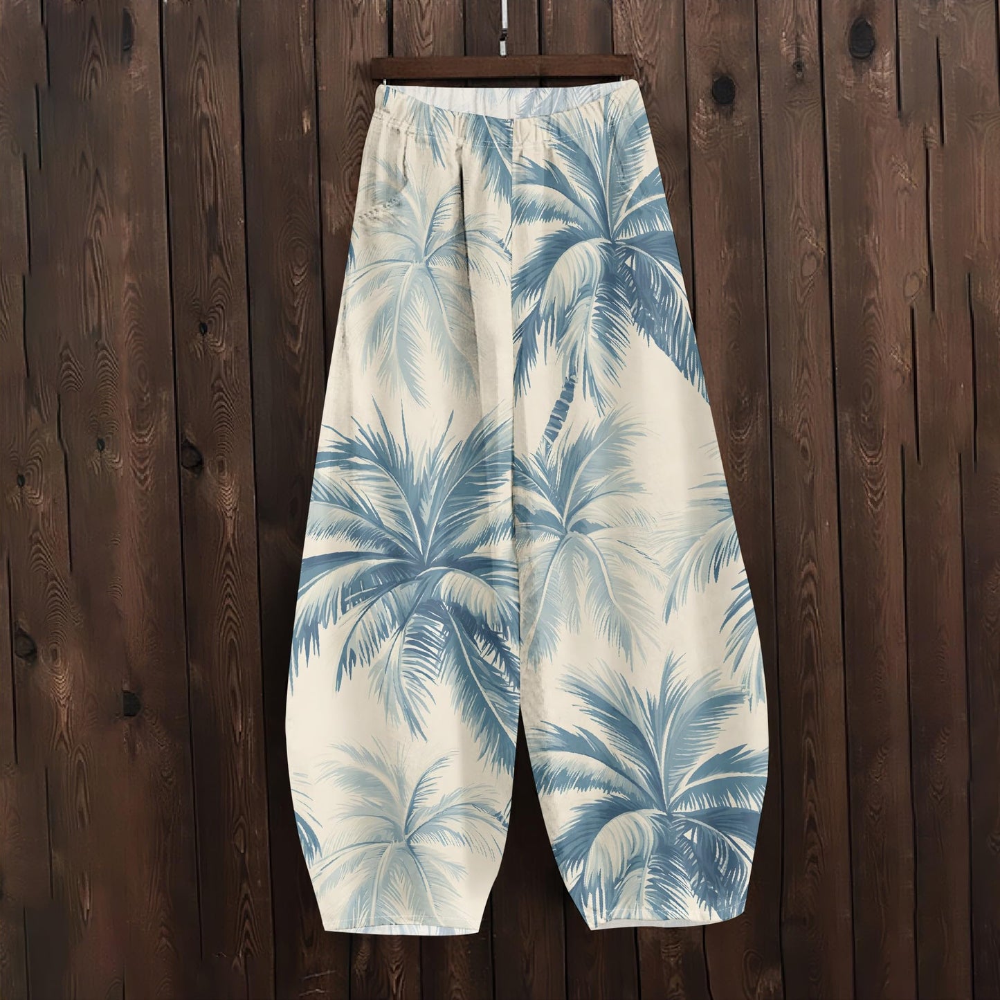 Printed Yoga Pants Casual Wide Leg Elastic Waist Walk Active Beach with Pockets Womens Workout Trousers Style16 XL