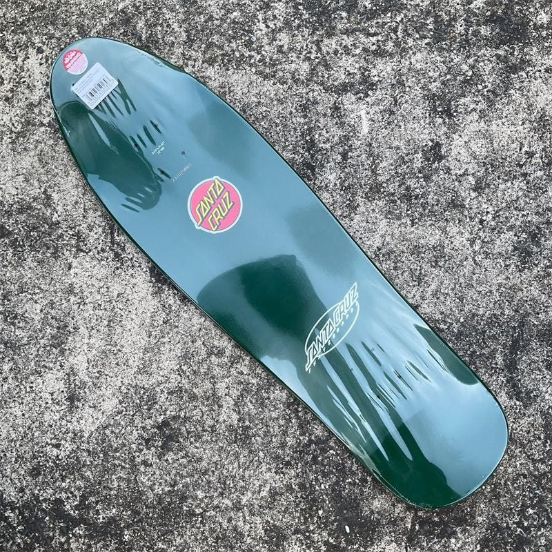 SANTA CRUZ Meek Pinstripe Slasher Green Pro 9.23in x 31.67in Skateboard Decks