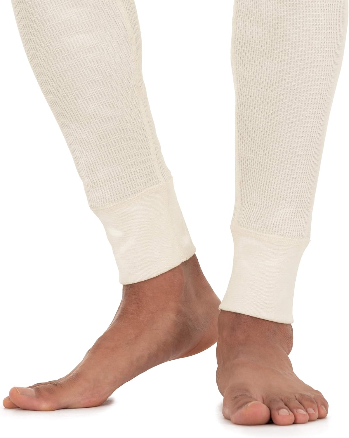 Fruit of The Loom Men's Waffle Thermal Underwear Bottoms - Recycled Fabric | Available in 1-4 Packs