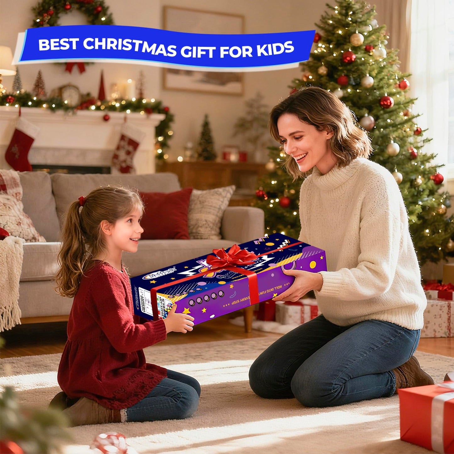 Nattork Kids Scooter for Boys Girls with Light Up Wheels, 3 Adjustable Height Handlebars, Lean-to-Steer Technology, Widen Anti-Slip Deck, 3 Wheel Scooter for kid ages 3-8, Support Riders Up to 110 LBS