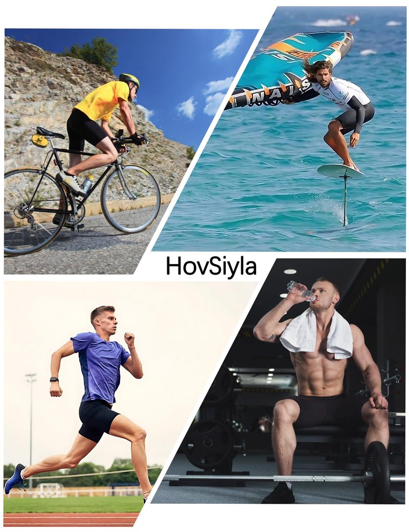 HovSiyla 6 Pack Compression Shorts Men Performance Sports Workout Athletic Running Underwear Shorts Spandex 2 Black 2 White 2 Grey Medium