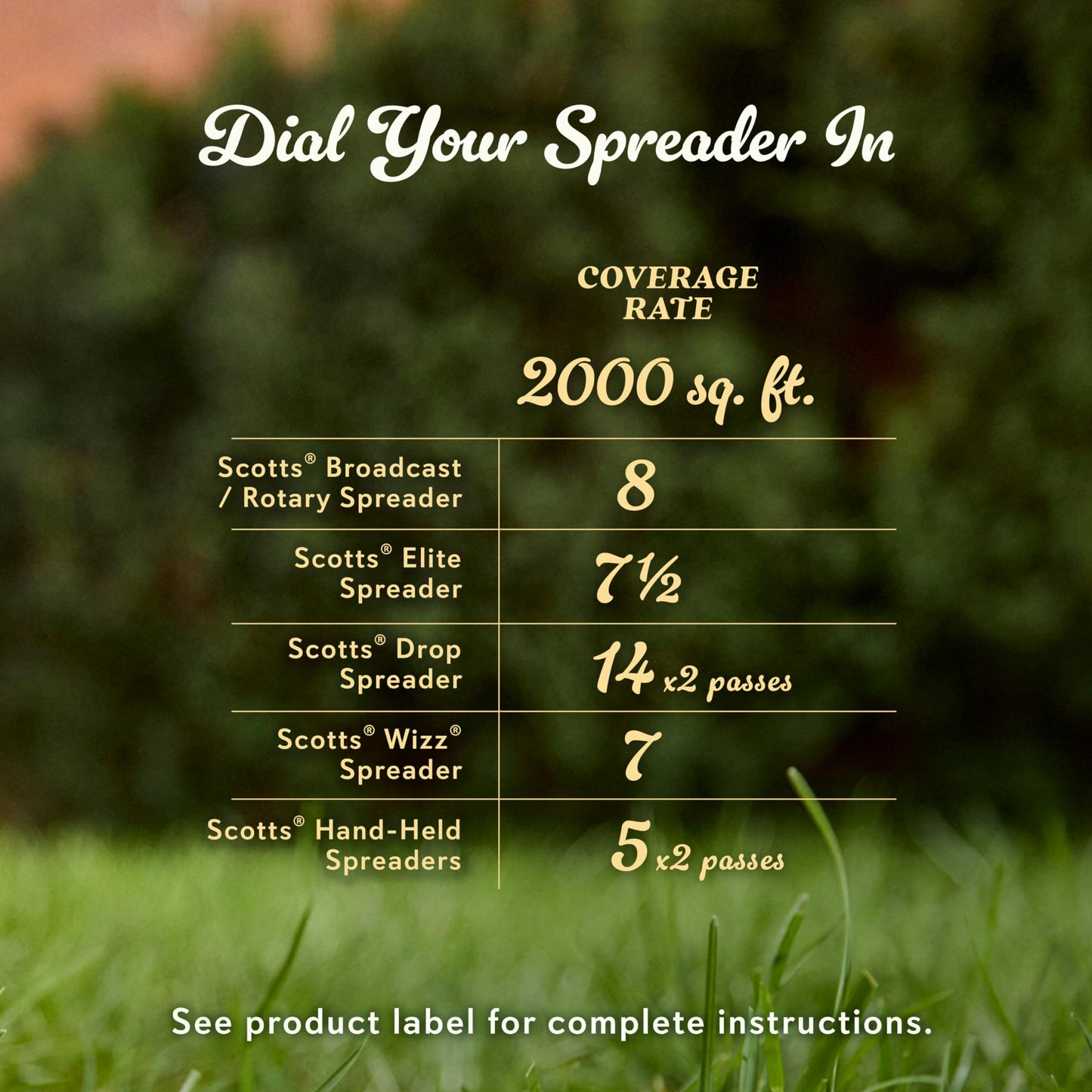 O.M. Scott and Sons Natural Grass Food - Grass Fertilizer for Lawns, Feeds up to 10 Weeks, Covers 2,000 sq. ft., 12.72 lb.