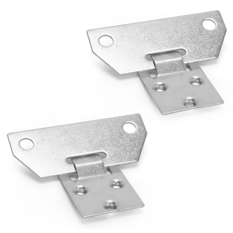 10L0L Golf Cart Seat Bottom Hinge Plate for EZGO RXV 2008-up Gas & Electric, 2 Set, OEM# 71610-G01, 602558