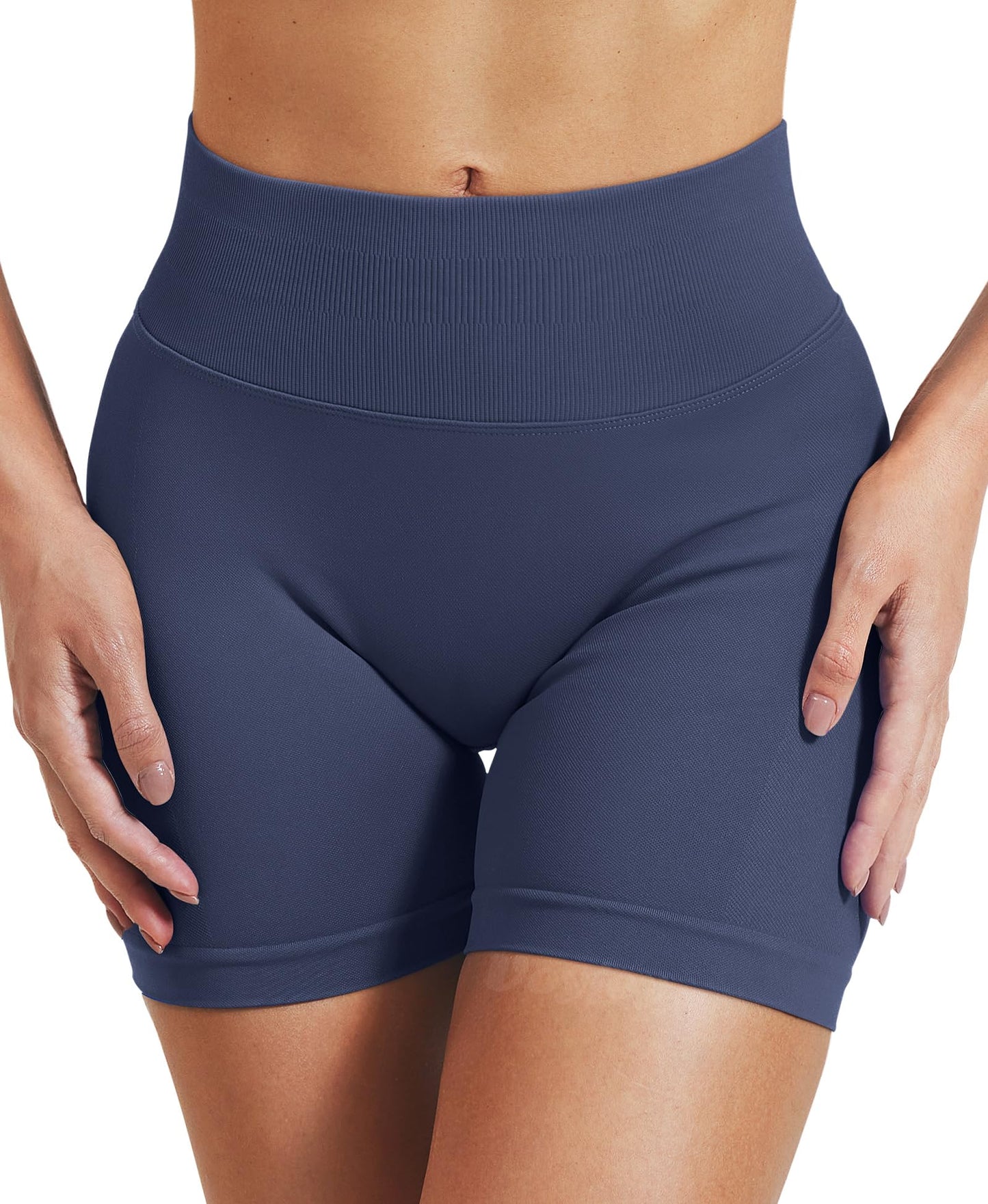 VOYJOY Women Workout Impact Shorts 2.5"/ 3.6"/ 4.5"/ 6" Scrunch Butt Booty