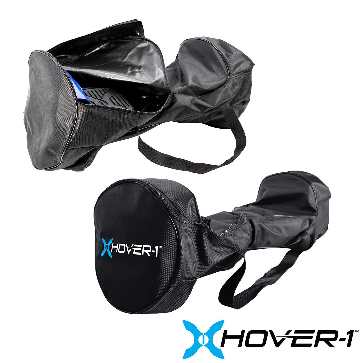 Hover-1 Hoverboard Carrying Bag for 8"-10" Hoverboards | Double Zip Closure, Velcro Secured Carrying Handles, Black