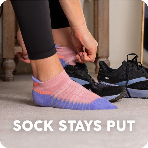 Balega Silver Compression Fit Performance No Show Athletic Running Socks for Men and Women (3-Pack)