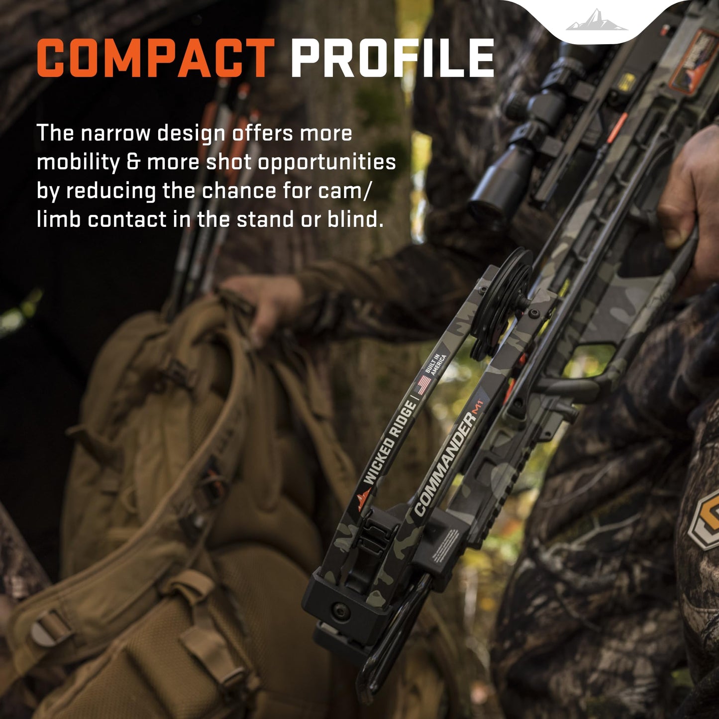 Wicked Ridge Commander M1 Crossbow Acudraw 380 Fps 4X Scope Camo (Camo)