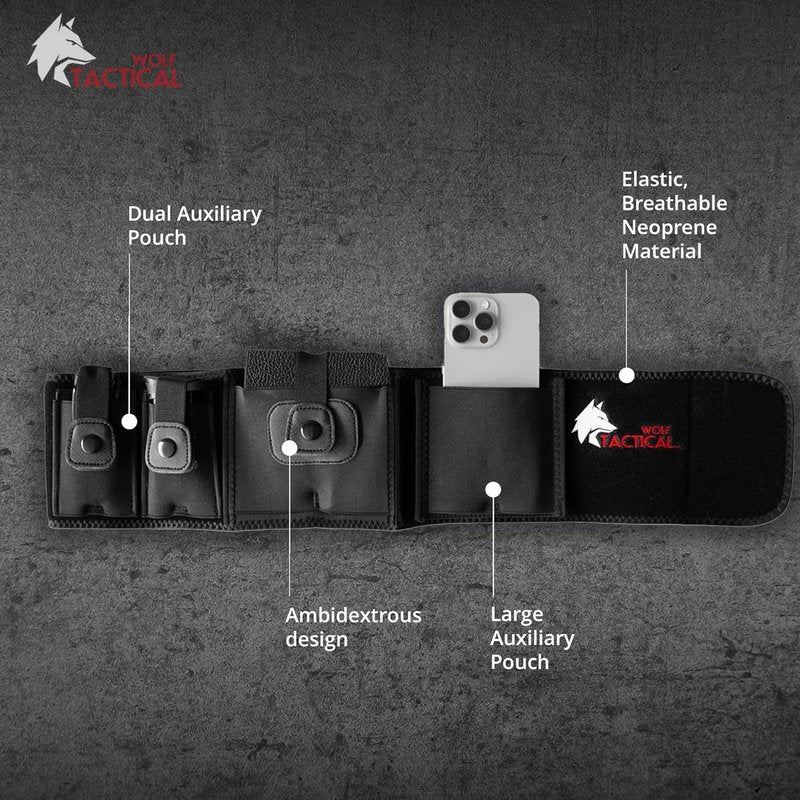 Belly Band Holster for Concealed Carry | WOLF TACTICAL Comfortable Fit for Men & Women