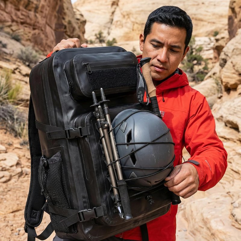 Miramrax Waterproof Dry Bag Backpack - 30L Tactical Design for Kayaking, Hiking, and Travel | Black