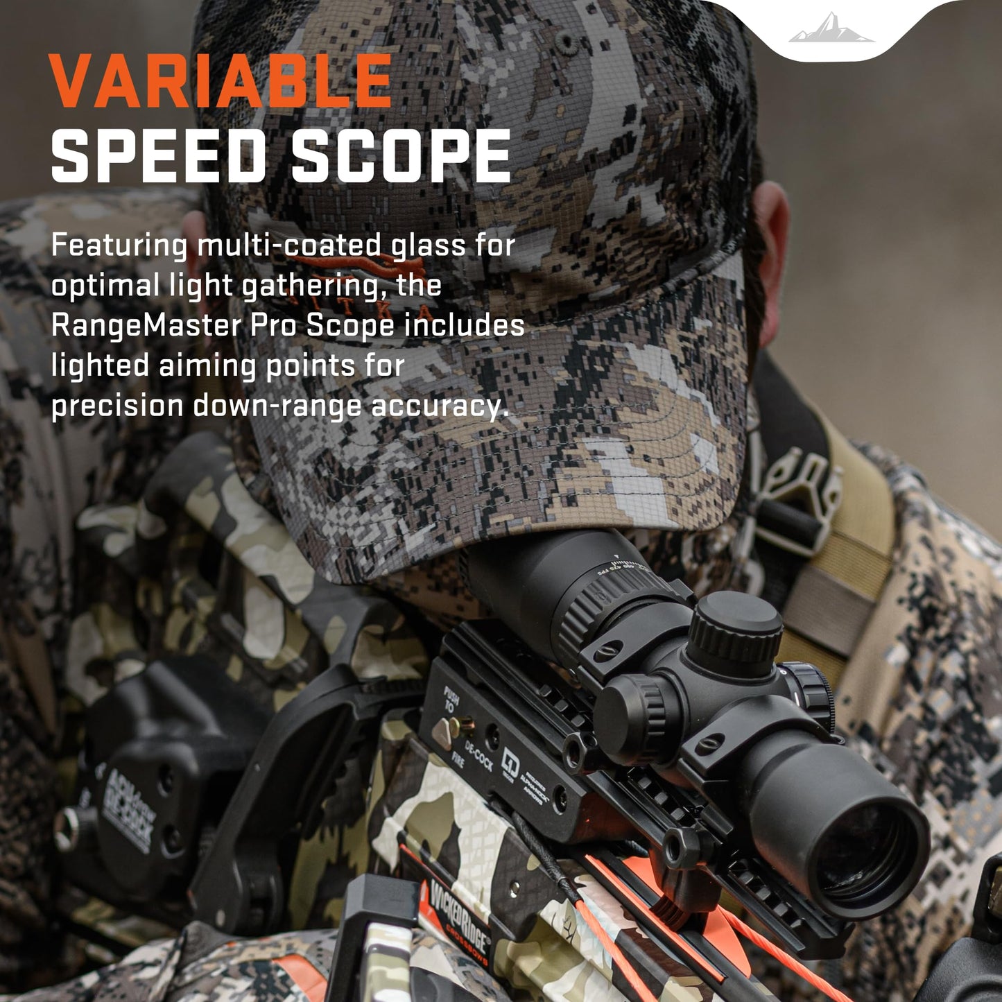 Wicked Ridge by TenPoint Fury 410 De-Cock, Peak XT - 410 FPS - Equipped with RangeMaster Pro Variable Speed Scope & ACUdraw De-Cock Cocking & De-Cocking System - Reverse-Draw Design.