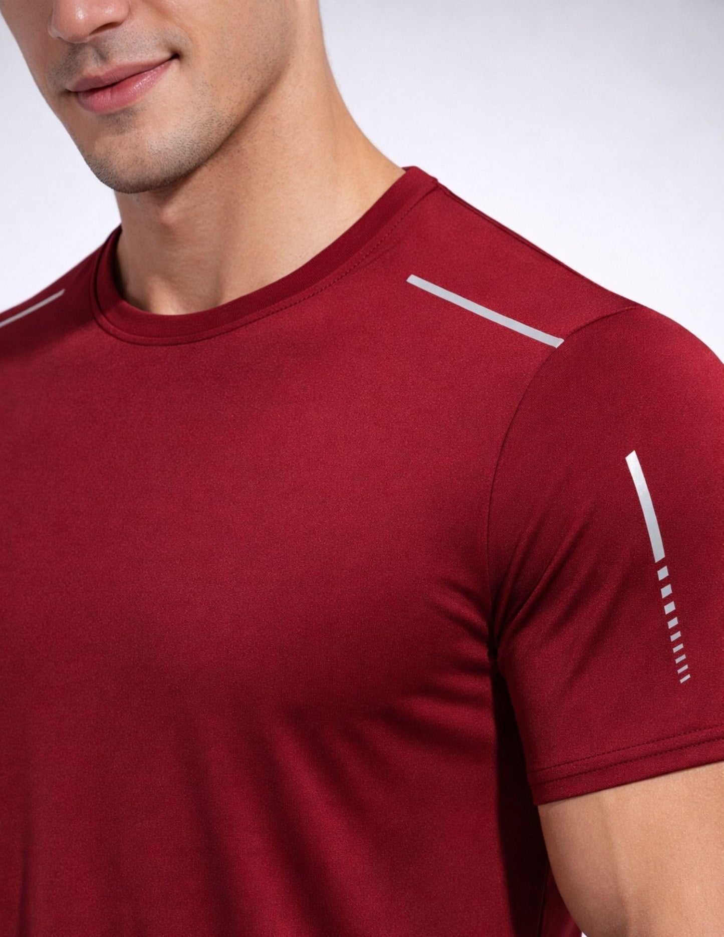 5 Pack Men’s Active Quick Dry Crew Neck T Shirts | Athletic Running Gym Workout Short Sleeve Tee Tops Bulk (Set 21, Medium)