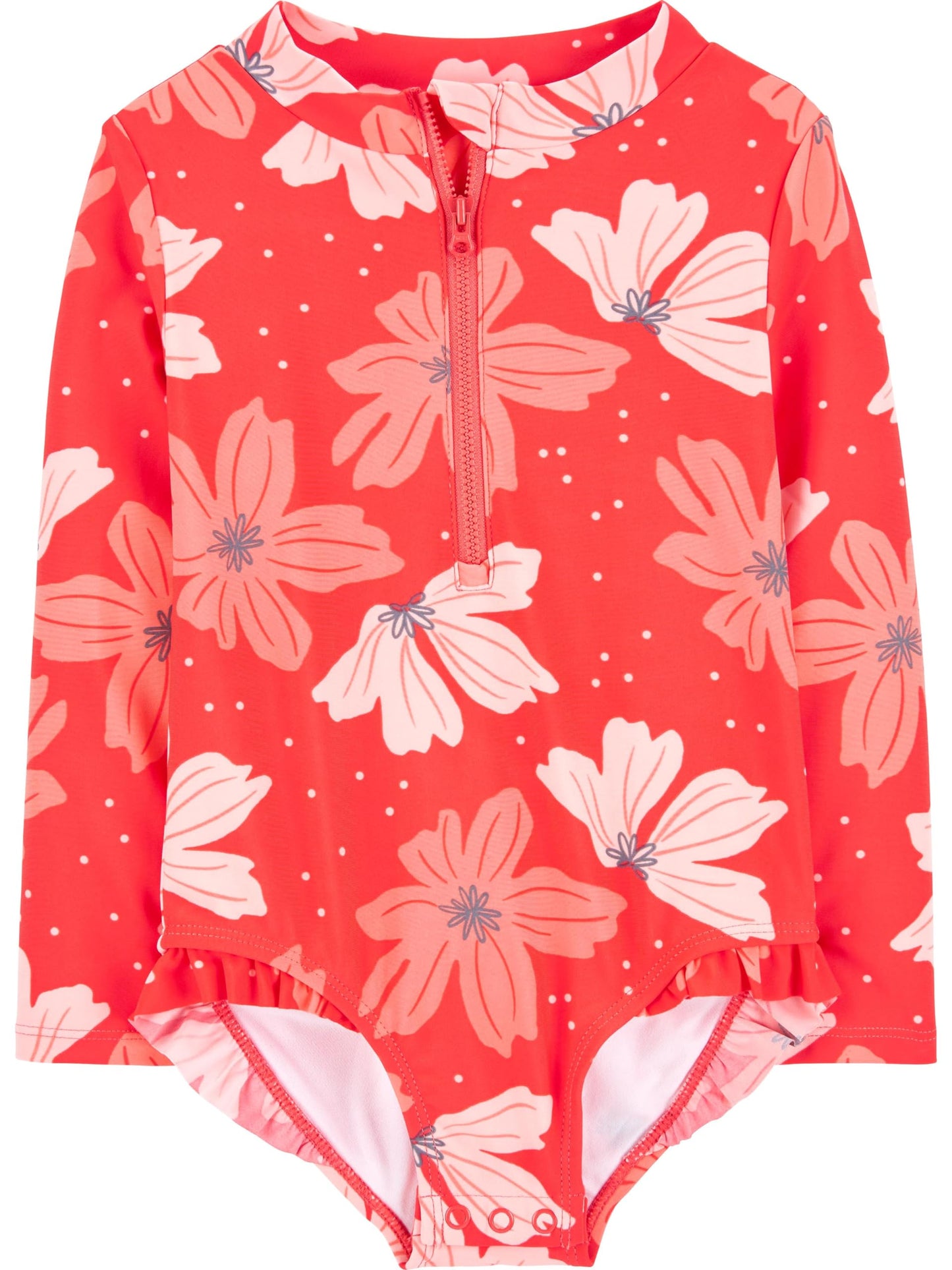 Simple Joys by Carter's Baby and Toddler Girls' 1-Piece Zip Rashguard