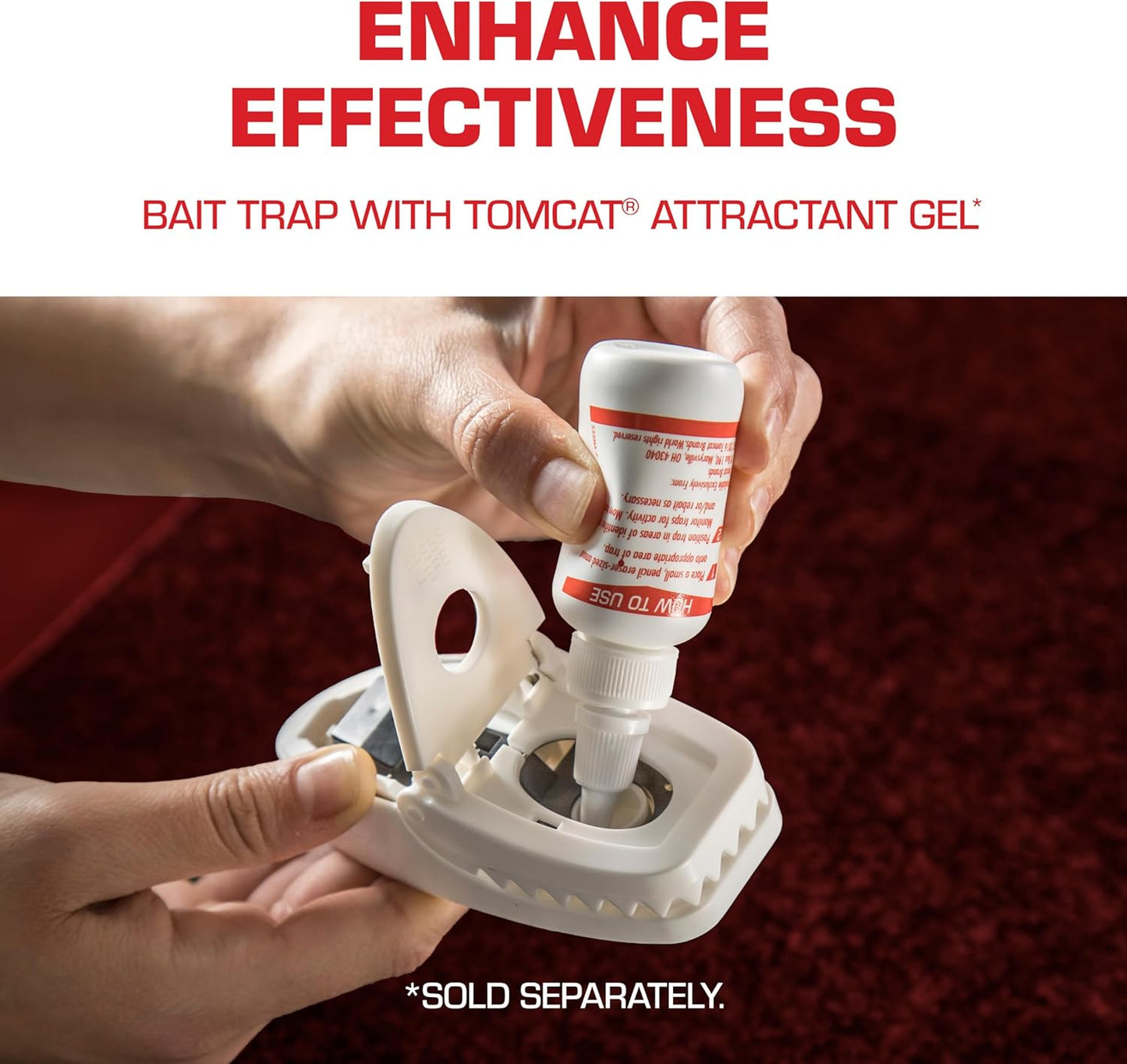Tomcat Rat & Mouse Trap Bundle - 2 Press 'N Set Traps & 1 Rat Snap Trap with Attractant Gel