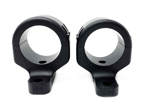 Game Reaper 2: Howa 1500 & Mini, Mossberg 100ATR, 4X4 Patriot, Weatherby Vanguard, Remington 700, 721, 722,725 - Long & Short Action - Medium Mount - Tactical, Black, 30mm, 4 Screws per Ring (703TM2)