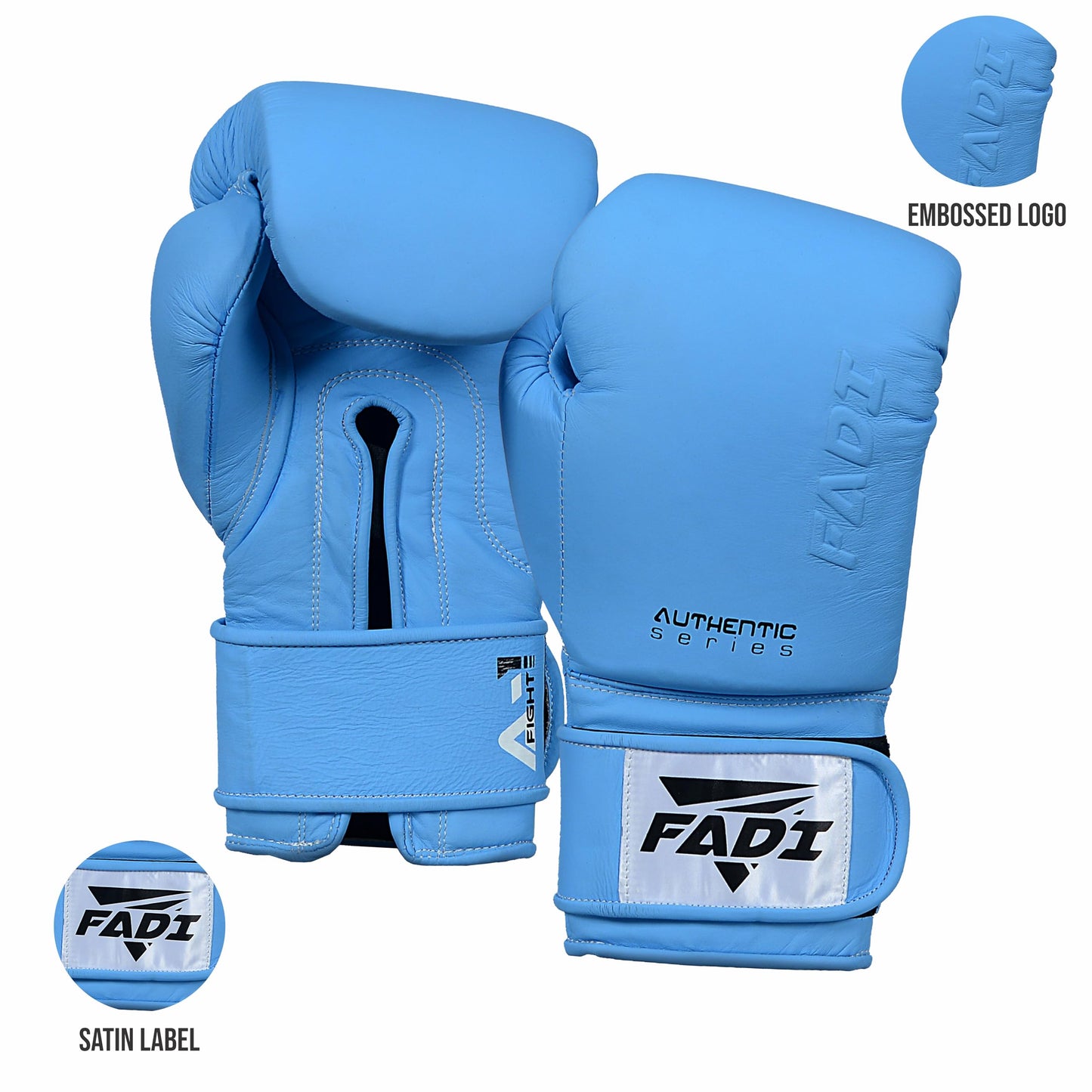 Fadi Sports A1 Pro Boxing Gloves, Genuine Cowhide Leather, Training & Sparring Gloves for Men & Women, Muay Thai MMA Kickboxing Heavy Bag Mitt Work, Multi-Layer Foam, Ventilated Palm, 10 12 14 16 Oz