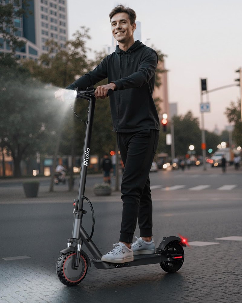Electric Scooter for Adults & Teens - 350W Motor, 10-21 MPH Speed | Portable, Lightweight, 10-28 Miles Range