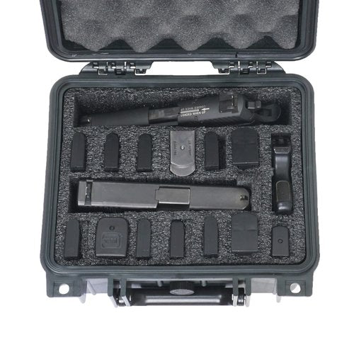 Case Club 28 Pistol Magazine (Fits Single Stack & Double Stack!) Travel & Storage Waterproof Hard Case -Easily Customizable to fit Multitudes of Pistols, Magazines, & Accessory Pocket Configurations!