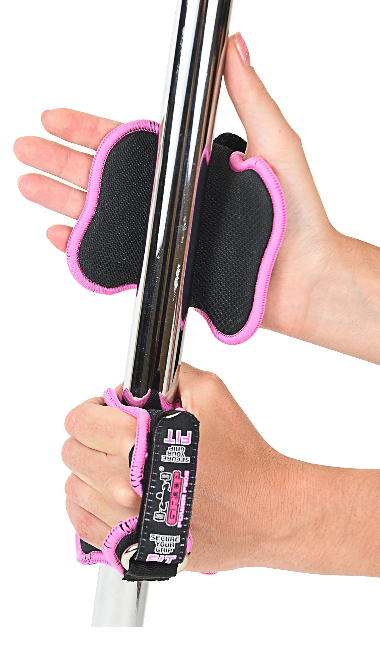 Original Lifting Grips The Alternative to Gym Workout Gloves Comfortable & Light Weight Grip Pad for Men & Women that Want to Eliminate Sweaty Hands Gym Gloves (Pink GPP Grips)