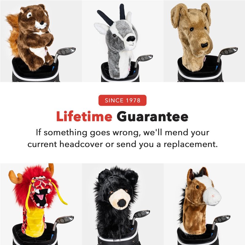 Daphne's Headcovers Yellow Lab Driver Headcover | Premium Driver Headcovers | Funny Golf Club Covers | Stylish Protection for Your Clubs | Men's Golf Gear | Driver Headcover for Men and Women