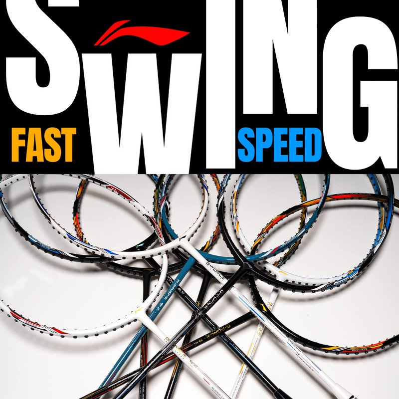 Li-Ning G-Force X5 Carbon Fibre Badminton Racket with Free Full Cover(82 Grams, 28 Lbs) (White::Red)