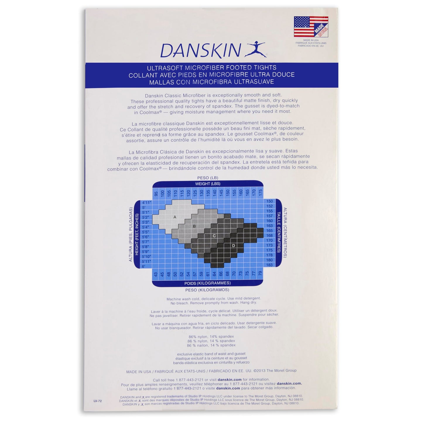 Danskin Women's Ultrasoft Microfiber Footed Tights